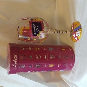 Lolita "Birthday Girl" collectible wine glass